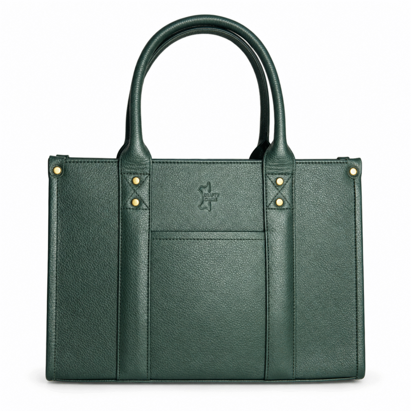 Luxury Patchwork Leather Handbag – Multicolor Genuine Leather by Crafty Cure