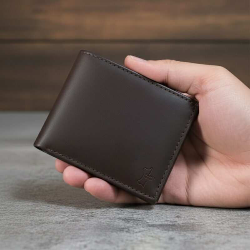 Crafty Cure Brown Genuine Leather Wallet – Premium Handmade Men’s Wallet