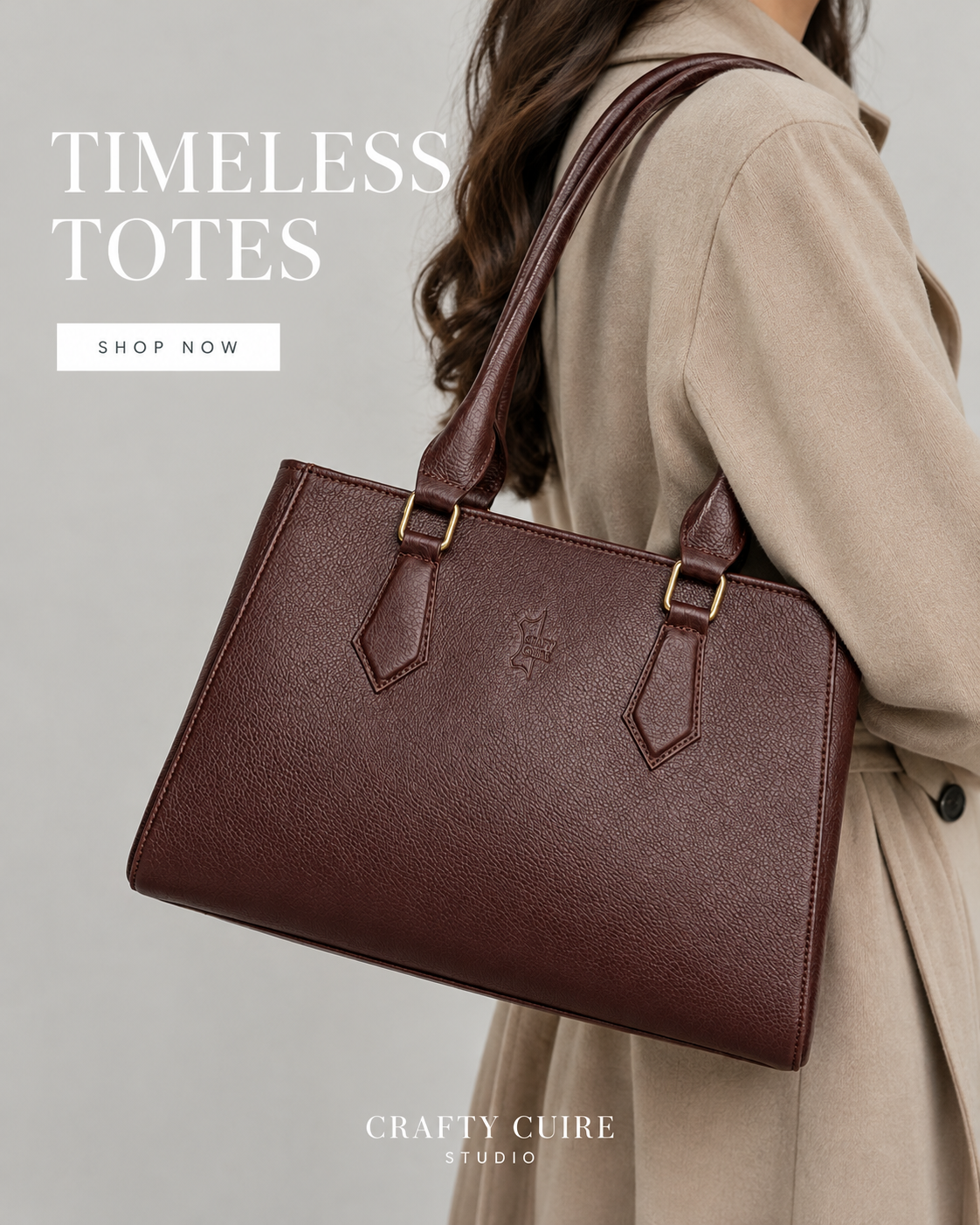 CraftyCuire timeless leather handbag